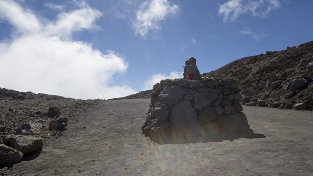 Mauna Kea telescope protesters say stone altar was destroyed