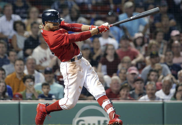 Betts' walk-off homer in 10th gives Red Sox win over Twins