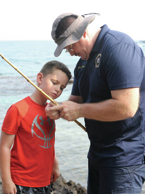 Fishing hooks kids in a 'fun' fight: Holoholo Derby in Milolii connects  police, community - West Hawaii Today