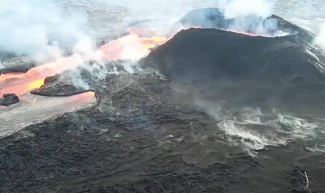 cinder cone eruption video