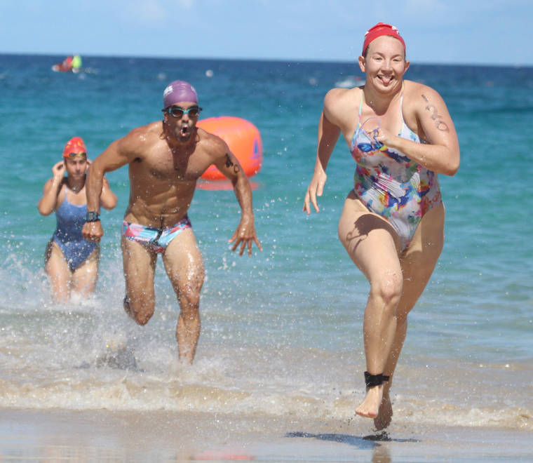 Hapuna Roughwater Swim Results West Hawaii Today