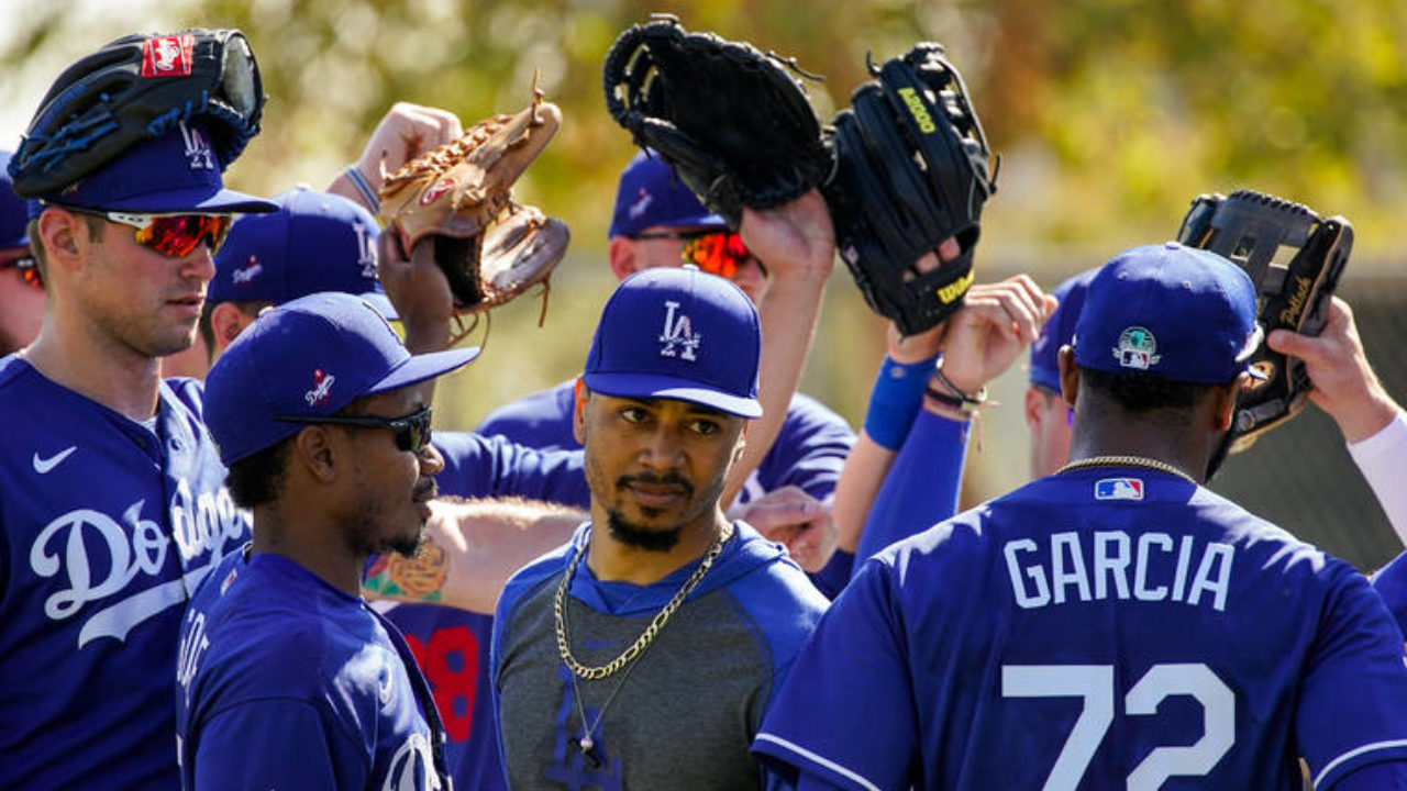 Mookie Betts, David Price smile, say hello at Dodger Stadium - Los Angeles  Times