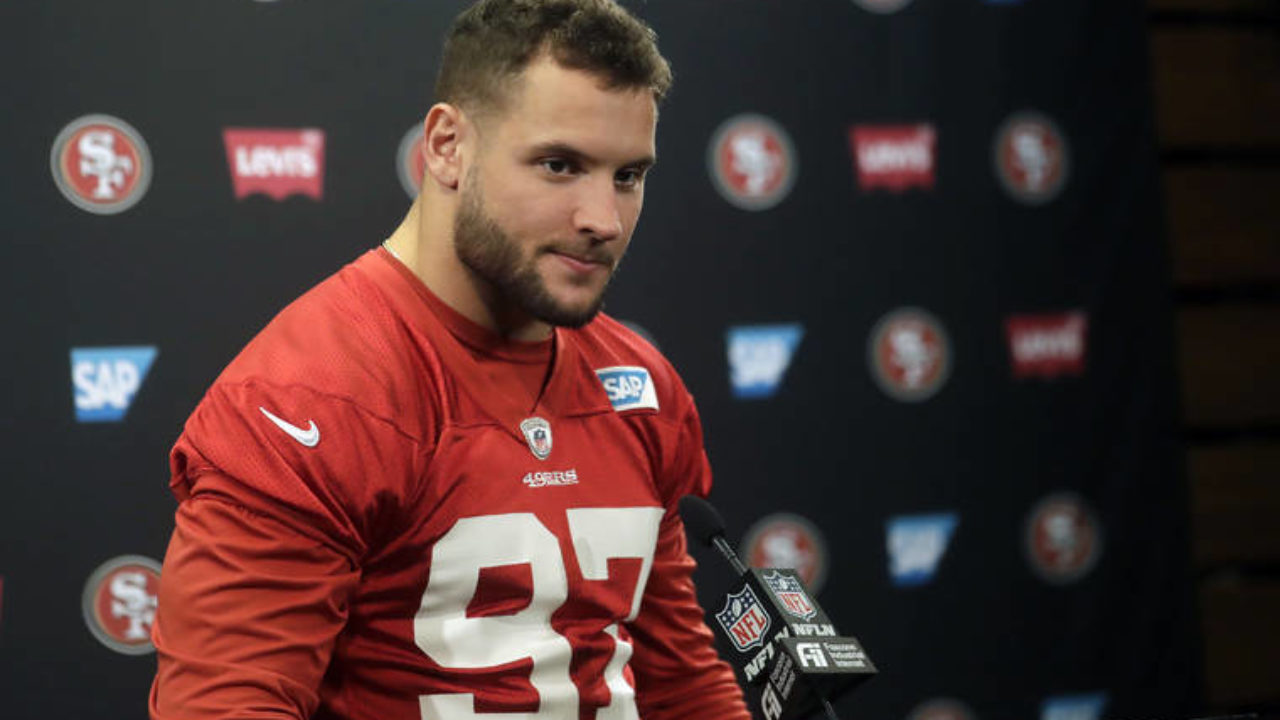 Business as usual for Nick Bosa and the 49ers, who are aiming for