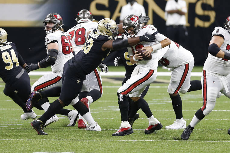 NFL capsules: Tom Brady's first game with Buccaneers ends in a 34-23 loss  to New Orleans Saints - West Hawaii Today