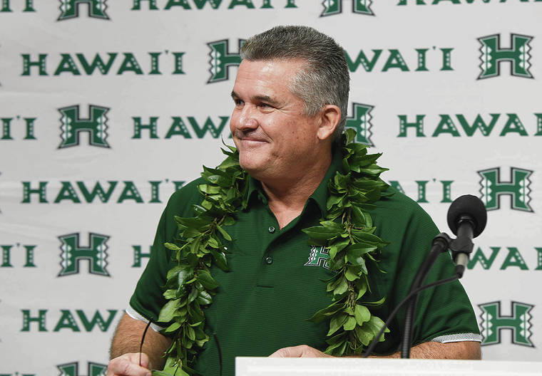 Hawaii’s football schedule is released; eight games will be played starting on road Oct. 24