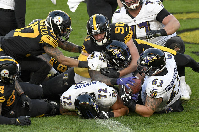 Steelers overcome rust, short-handed Ravens to move to 11-0 - West Hawaii  Today