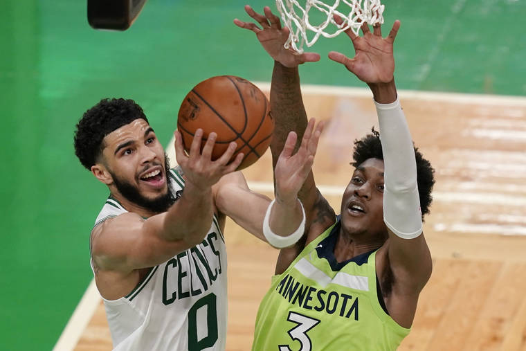 Tatum, Brown lead Celtics' rally past Barrett, Knicks