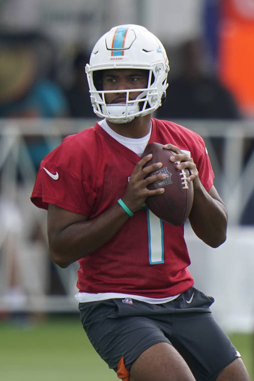 Tua's voice more assertive starting 2nd camp with Dolphins