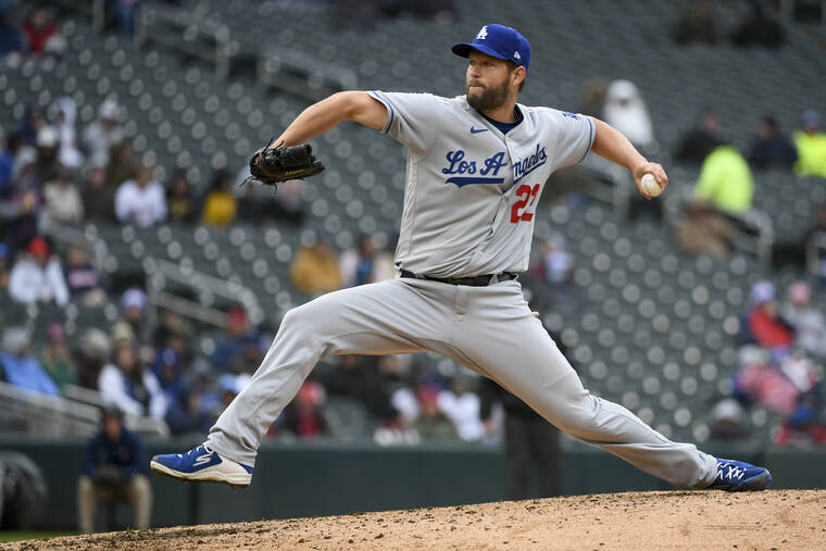 Clayton Kershaw tosses 2-hit ball over 5 innings and Dodgers beat