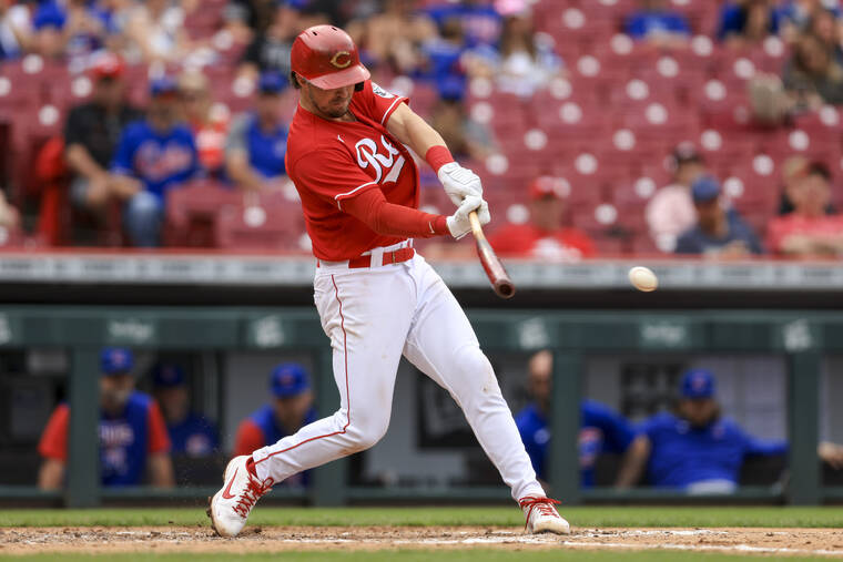 Farmer’s 5 RBIs, 4 hits keys Reds’ 20-5 rout of Cubs - West Hawaii Today