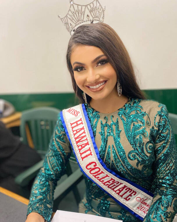 DenisMcRight crowned Miss Hawaii Collegiate America West Hawaii Today