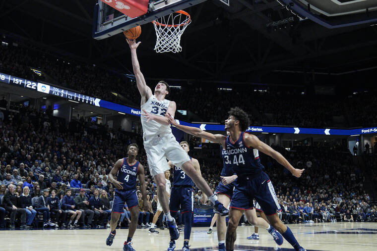 No. 22 Xavier hands No. 2 UConn its 1st loss, 8373 West Hawaii Today