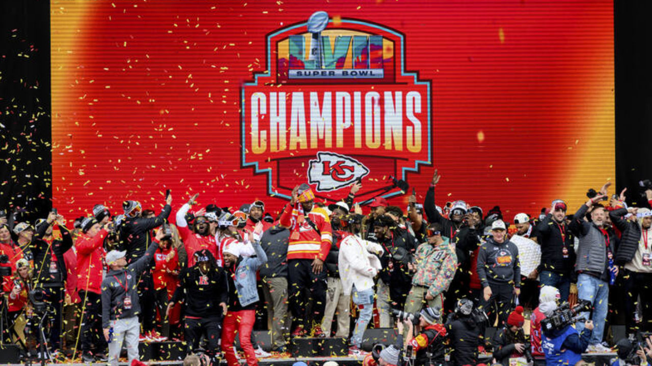 Kansas City Chiefs celebrate Super Bowl 2020 win in Las Vegas