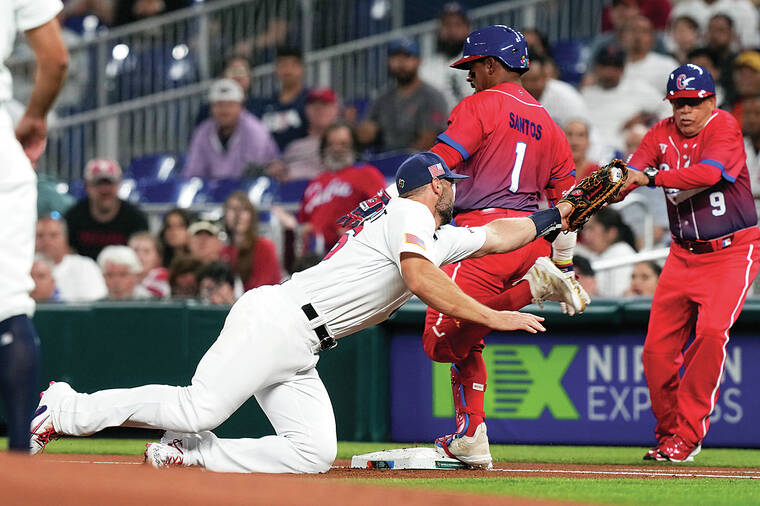 US routs Cuba 14-2 to reach World Baseball Classic final - West