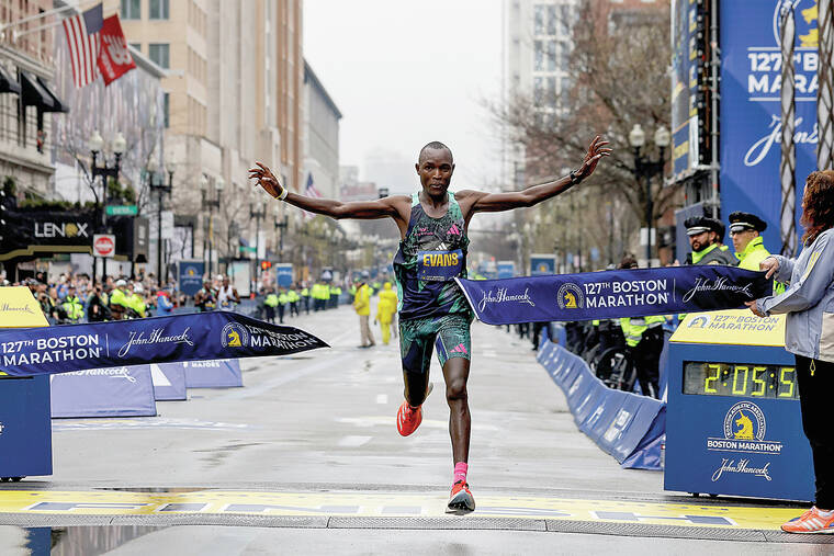 Boston Marathon sweep for Kenya, but not favorite Kipchoge West
