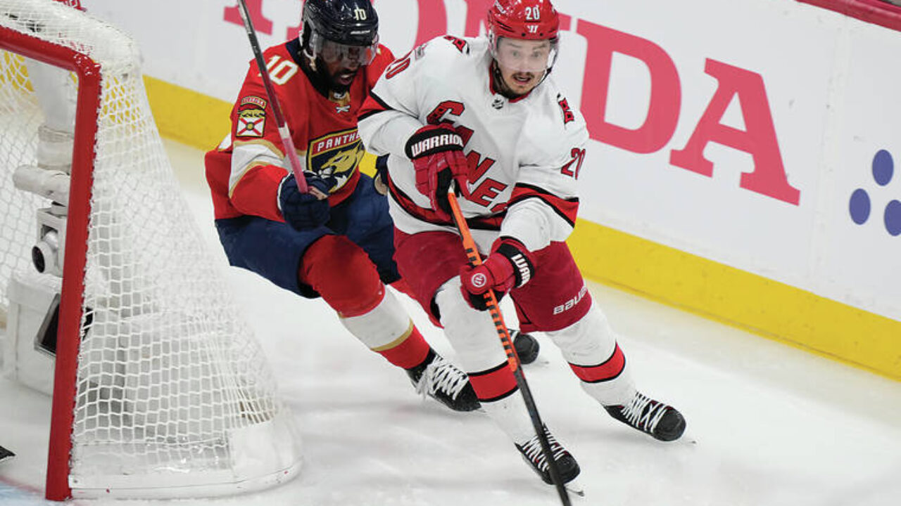 Matthew Tkachuk, Panthers top Hurricanes in overtime again for 2-0 lead