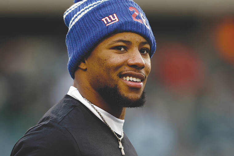 Saquon Barkley, Giants Settle On 1-year Deal Worth Up To $11 Million ...