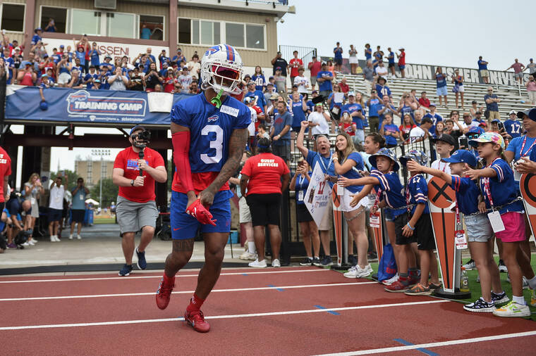 Bills safety Damar Hamlin eases back into practice 5 months since  near-death experience