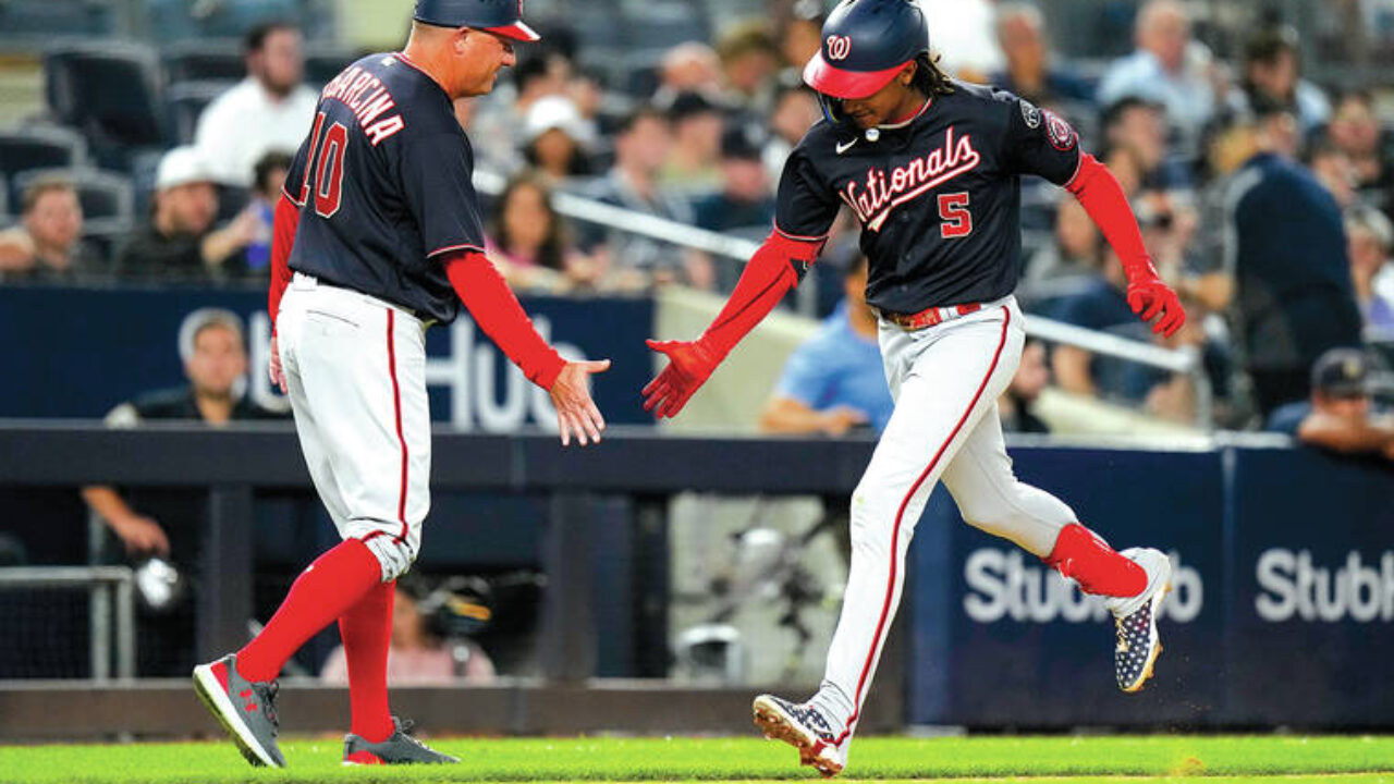 Yankees extend losing streak to nine for first time since 1982 in 2-1 loss  to Nationals