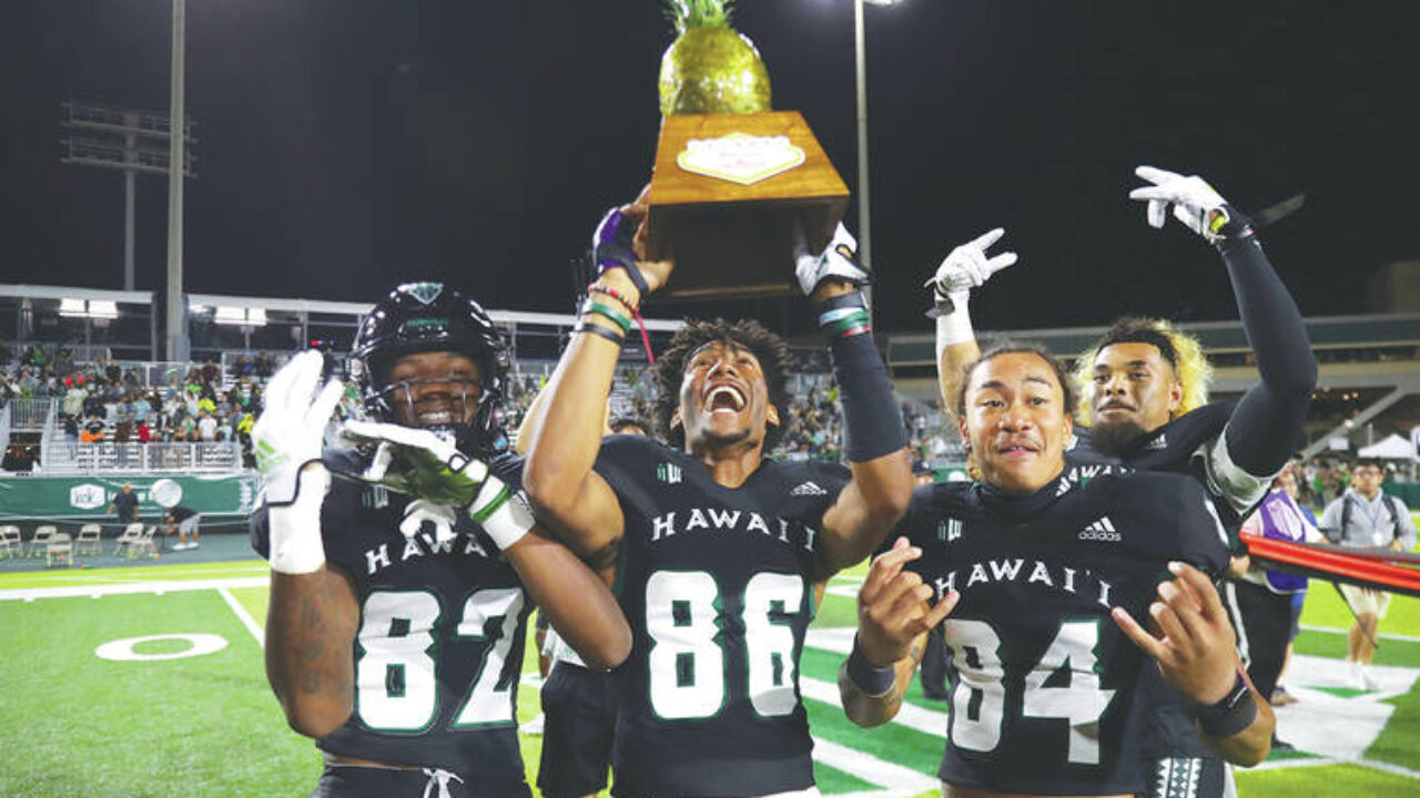 Hawaii Rainbow Warriors Football NCAA Jerseys for sale