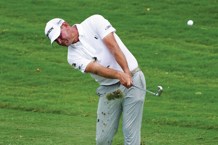 Lucas Glover wins Wyndham Championship. Justin Thomas' season ends