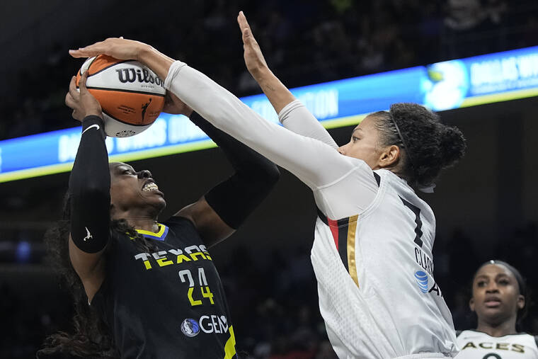 Aces, A'ja Wilson beat Dallas Wings in Game 1 of WNBA semifinals