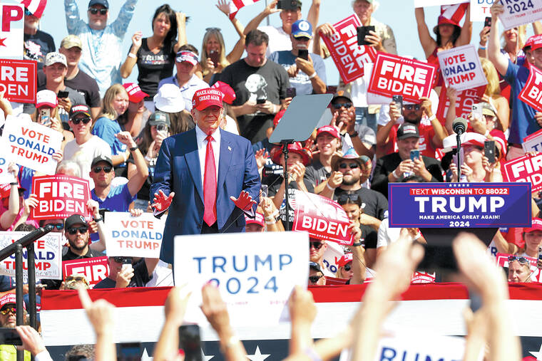 Trump holds rally in Wisconsin city where his promises of new jobs fell short – West Hawaii Today