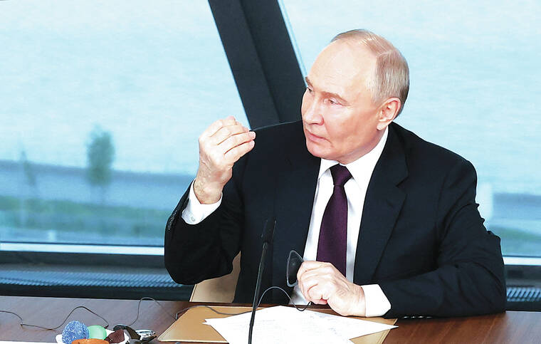 Putin says Russia could deploy missiles in striking distance of the West