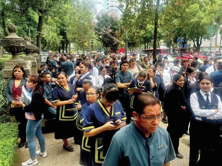 Earthquake alarm mistakenly triggered in Mexico City