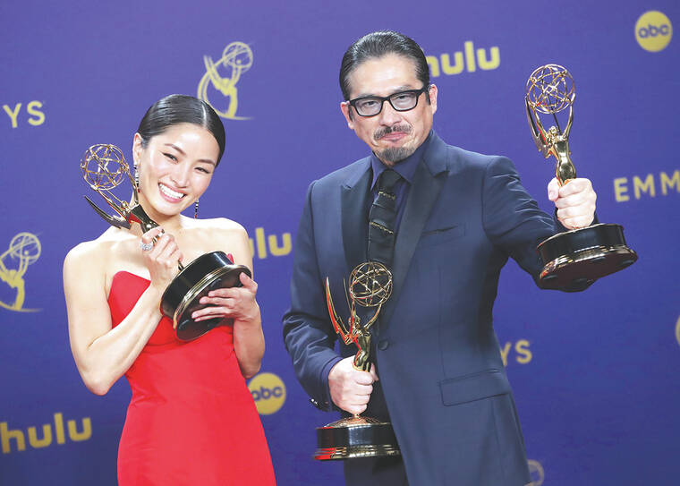 ‘Shogun’ wins best drama, ‘Hacks’ surprises in comedy at TV’s Emmys