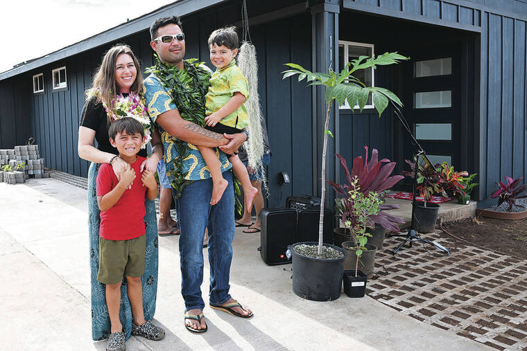 Lahaina ohana completes first home rebuild in fire zone