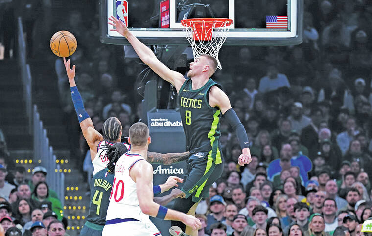 Porzingis makes long-awaited return in Celtics’ rout of Clippers