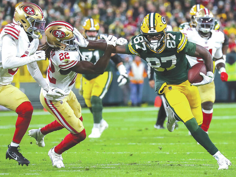 NFL capsules: Josh Jacobs, Packers roll over banged-up 49ers