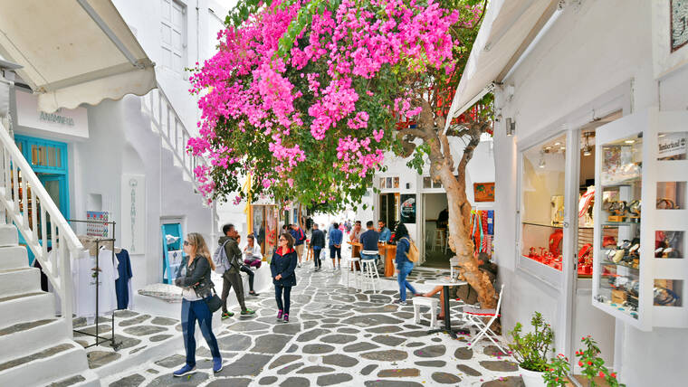 Finding peace among the crowds in Mykonos