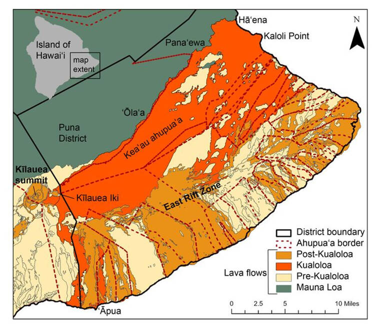 Volcano Watch — ʻAilaʻau or Kualoloa? Hawaiian chants suggest lava flow name change – West Hawaii Today